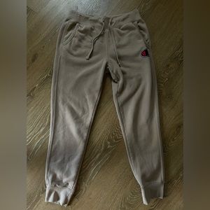 Tan Champion Sweatpants